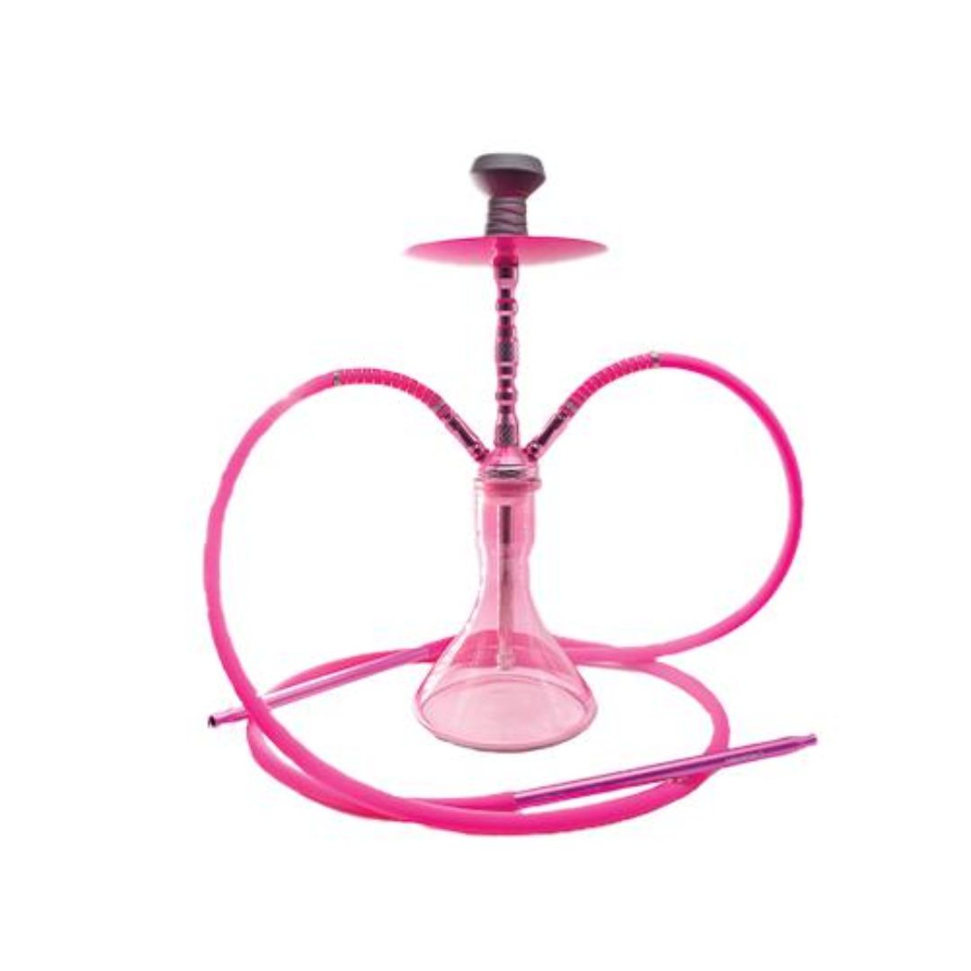 Vibrant Pink 2-Hose Hookah